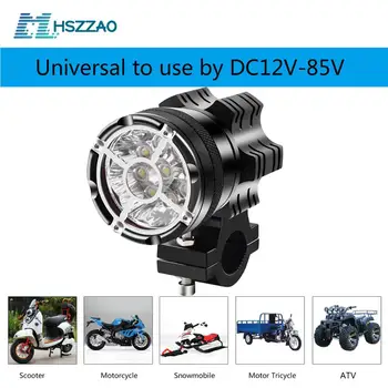 

Motorcycle Headlights 45W Explosion-Proof Net 9 Beads 5500LM LED Glare Working Spot Light Aluminum Dustproof Waterproof Fog Lamp