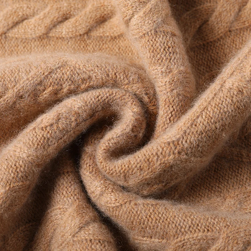 new 100% Pure Goat Cashmere Knitted Sweater Women 