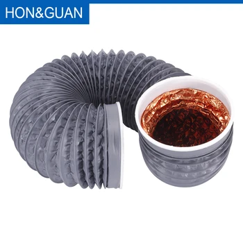 

Home Flexible Aluminum Ducting Hose Compressed Pipe Tube Ventilation Hose for Air Ducted Fan Extractor Fresh Ventilation System