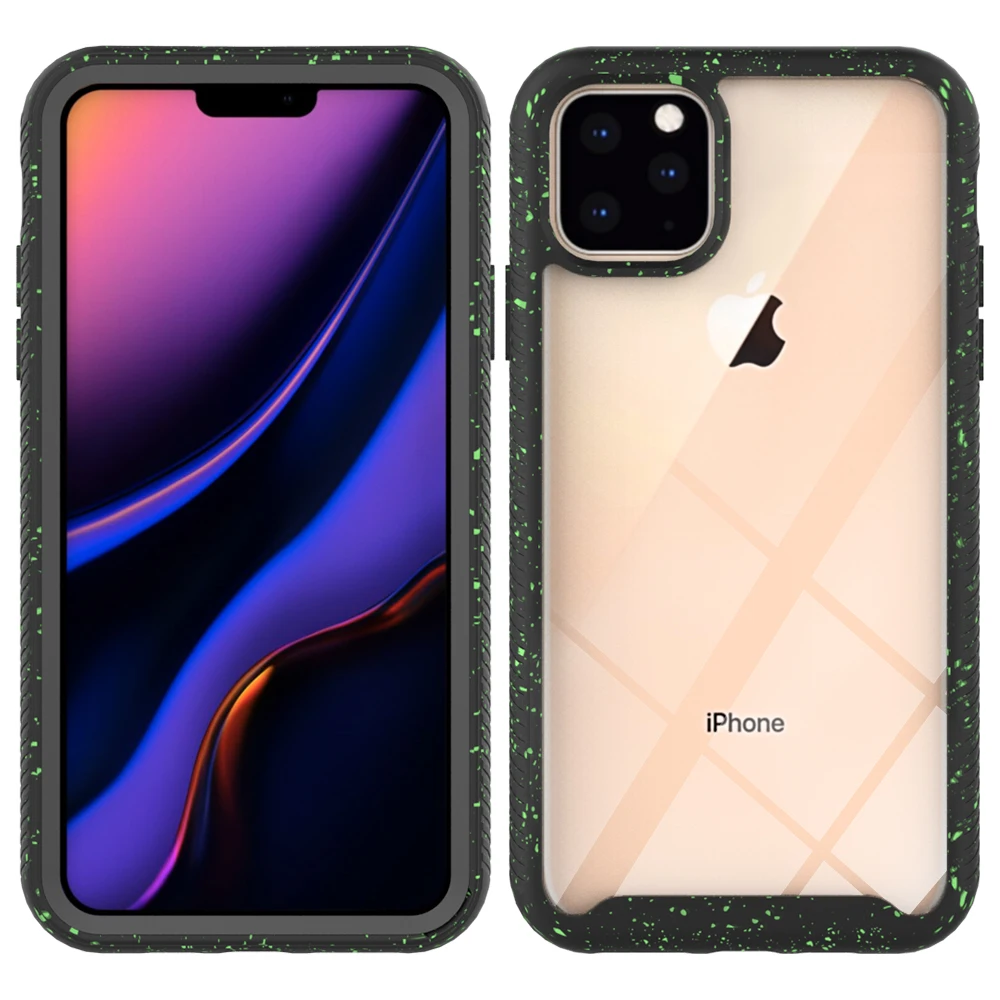 

For iPhone 11 Pro Max 6.5 Case Starry Sky Back TPU + PC Hybrid Shockproof Protective Cover for iPhone 11 Pro 6.1 11 5.8 Case