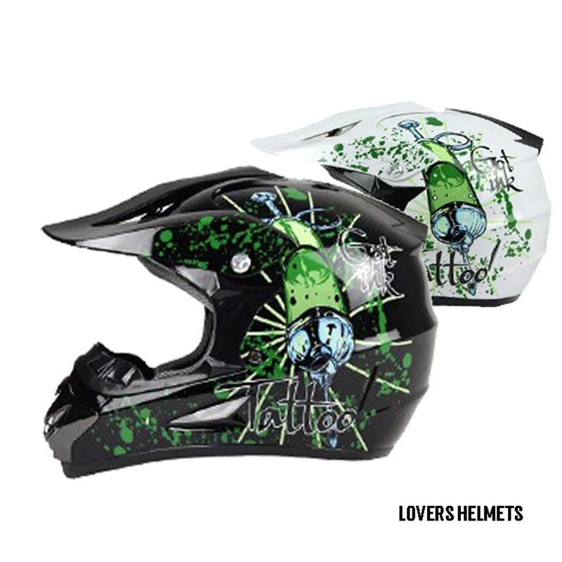 Cascos de motocross para parejas, para motocross, todoterreno, ATV, Dirt bike, MTB, goggle|helmet maskhelmet - AliExpress