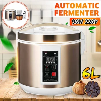 

90W 6L Automatic Black Garlic Fermenter Household DIY Zymolysis Pot Natto Yogurt Maker 220V Black Garlic Fermenting Machine