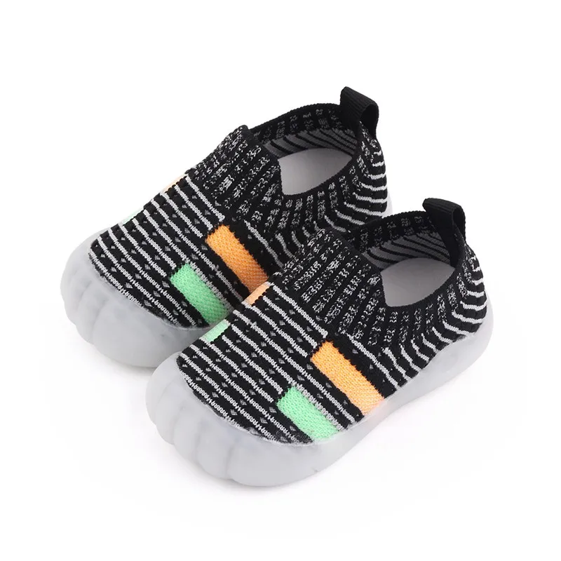 Kid Baby First Walkers Boys Girls Breathable Casual Shoes Soft Bottom Comfortable Non-slip Children Infants Sport Shoes Sneakers