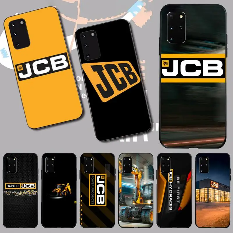 

NBDRUICAI jcb excavator Soft black Phone Case for Samsung S20 plus Ultra S6 S7 edge S8 S9 plus S10 5G