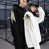 heavy work embroidery men hoodie lover clothes back wings hoodies men and women street hip hop loose sweatshirt sudadera mujer ► Photo 1/6