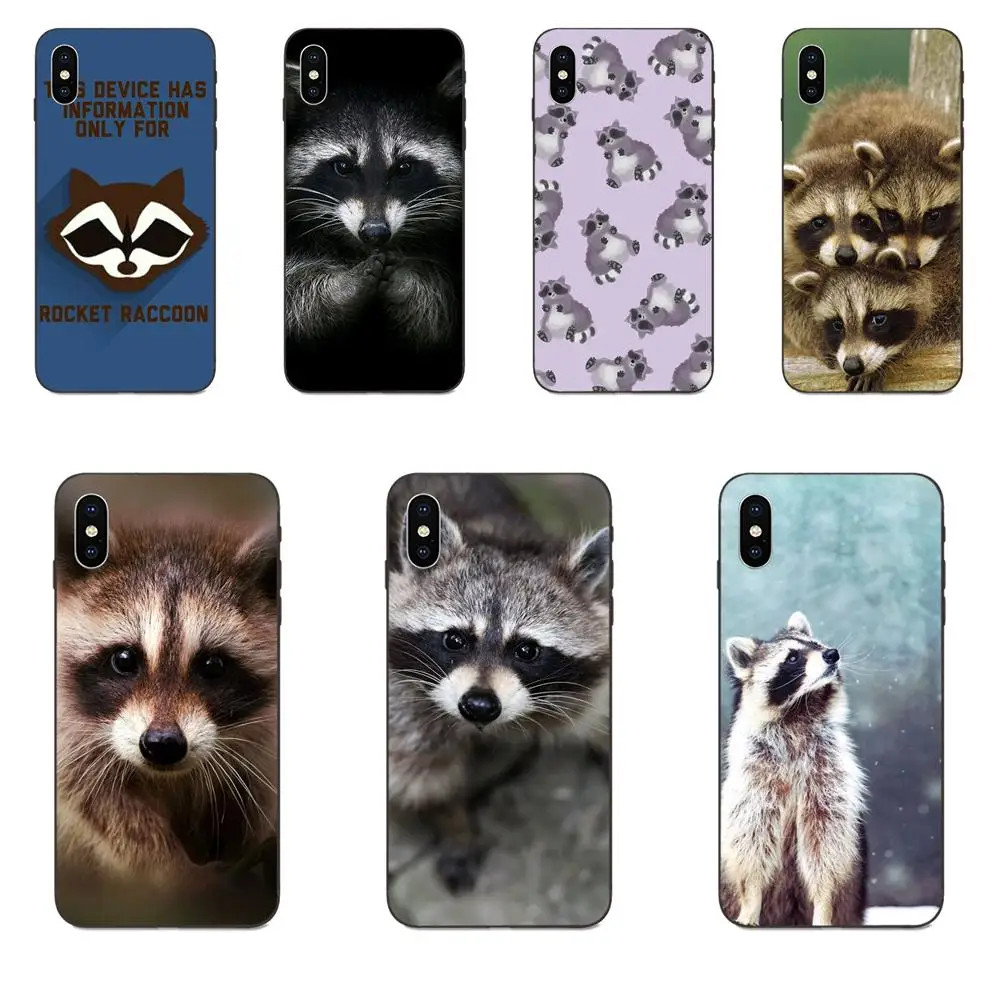 Животное енот искусство Новинка Fundas для Huawei Honor 5A 6A 6C 7A 7C 7X 8A 8C 8X9 10 P8 P9 P10 P20 P30 Мини Lite