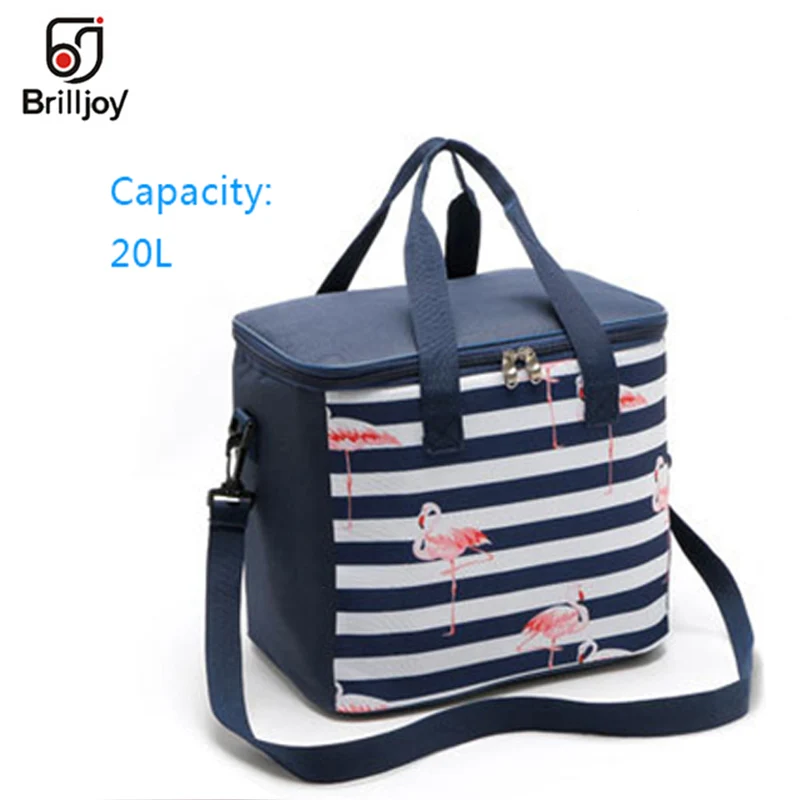 Сумки для обедов 8L/14L/20L/21L/24L сумка-холодильник из ткани Оксфорд изоляции транспортного средства через плечо сумка-холодильник термоизолированная охлаждение Сумки из натуральной кожи - Цвет: XL bags