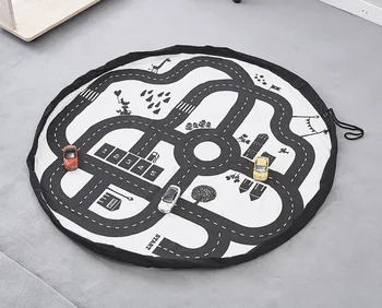 

Racing Games Carpet Outdoor Children Bags Fabric Children Portable Storage Bag Toys Play Mat for Kid Child Climbing Blanket