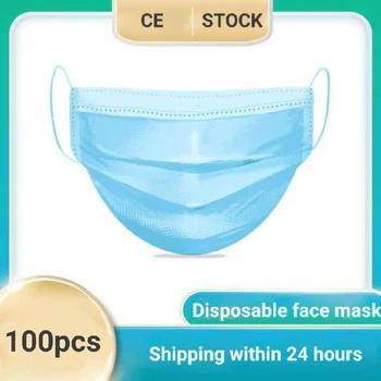 

Spot masks disposable dustproof breathable mouth and nose mask for men and women with three layers of adult thickened protective