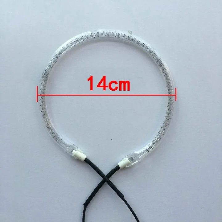 1Pc 220-240V 1200-1400W Halogen Oven Heating Tube Round Shape 14cm Diameter 1cm Tube tubular heater