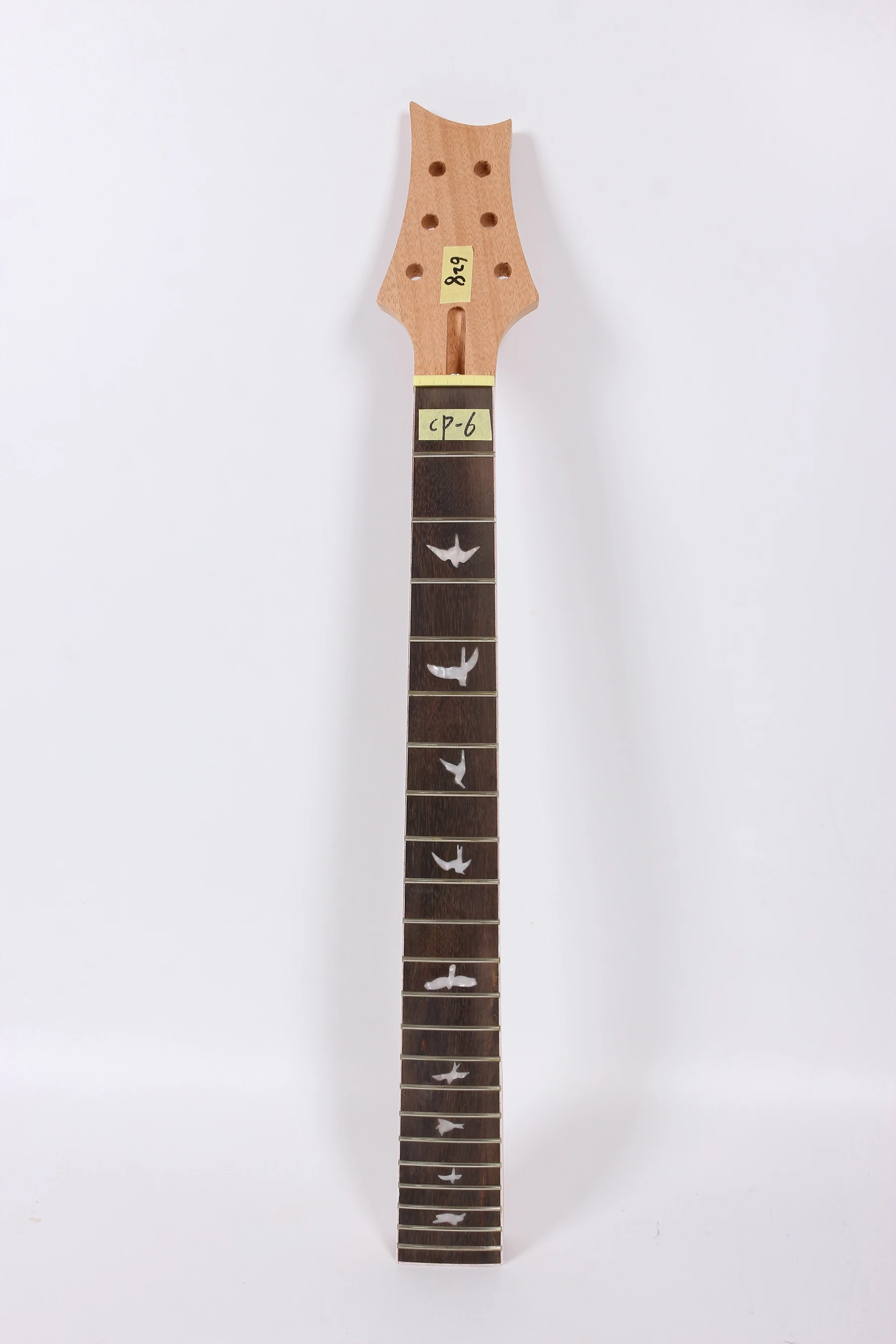 

Fit Diy 22Fret 25.5 648 mm Electric Guitar Neck Mahogany+Rosewood Fretboard Hand-made Unfinished