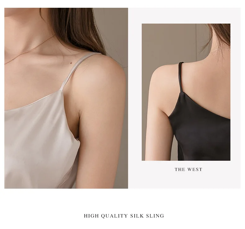 women's bra Women Camisole Fashion Strap Top  Halter V Neck Basic White Cami Sleeveless Satin Silk Tank Tops Women'S Summer  Spring Fall spanx camisole