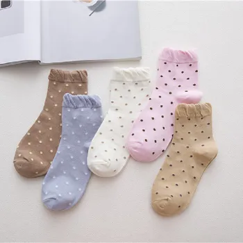 

Bubble Mouth Dot Medium Tube Cotton Socks Cotton Socks Hot Sale Wholesale Socks