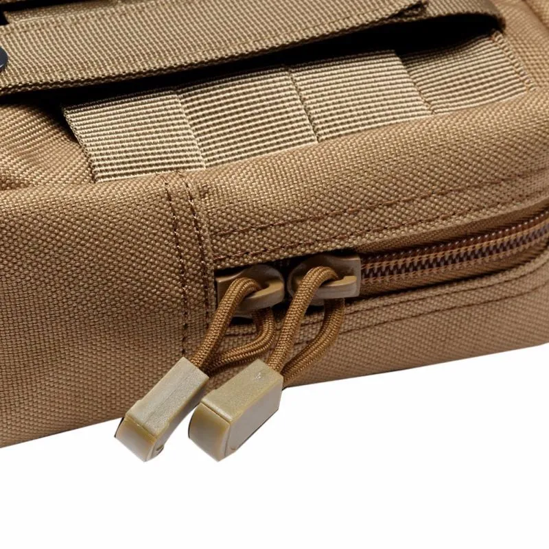 Многофункциональный 1000D Военная тактическая поясная сумка инструмент EDC MOLLE поясная сумка на молнии аксессуар прочный поясной мешок