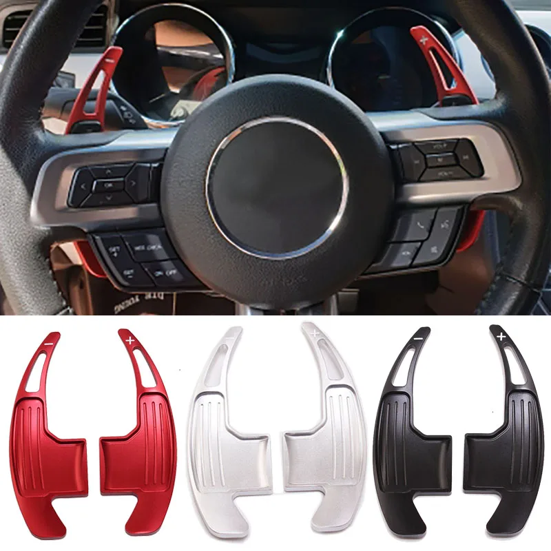 

2X Car Steering Wheel Paddle Shift Extend Shifter For Ford Mustang 2015 2016 2017 2018 2019 Car Steering Wheel Paddle Shifter