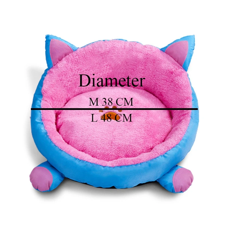 Кошка теплая кровать бархат Удобная Форма уха питомник для щенка Cama Gato Прекрасный мягкий Кот пещера дом для кошки