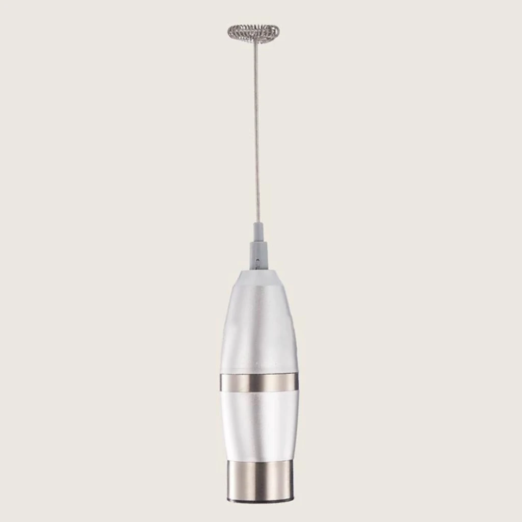 Stainless Steel Handheld Electric Milk Frother Coffee Frother Foamer 