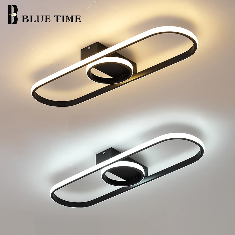 

Surface Mount Ceiling Light Black White Modern Led Ceiling Lamp For Living room Bedroom Dining room Indoor Home Lighting Fixture