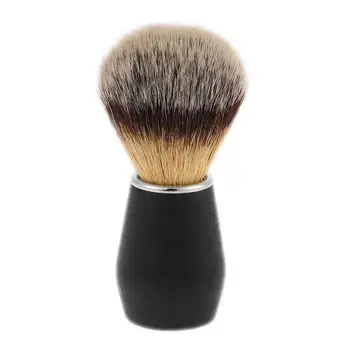 

Men's Nylon Shaving Hair Brush With Wood Handle For Facial Shaving Cleaning,black