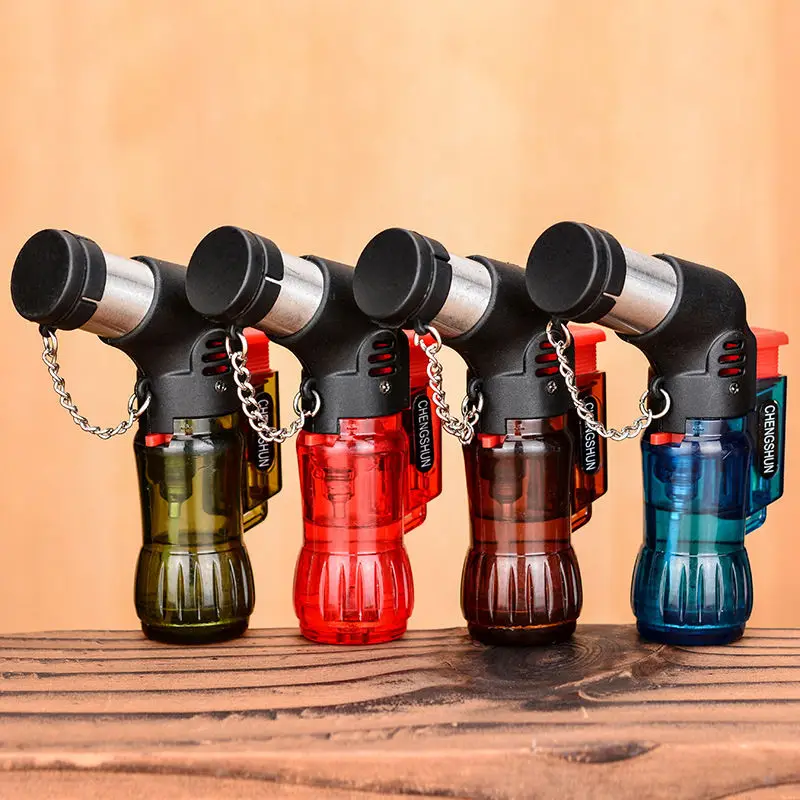 Бутановая Зажигалка для сигар ветрозащитная портативная газовая зажигалка