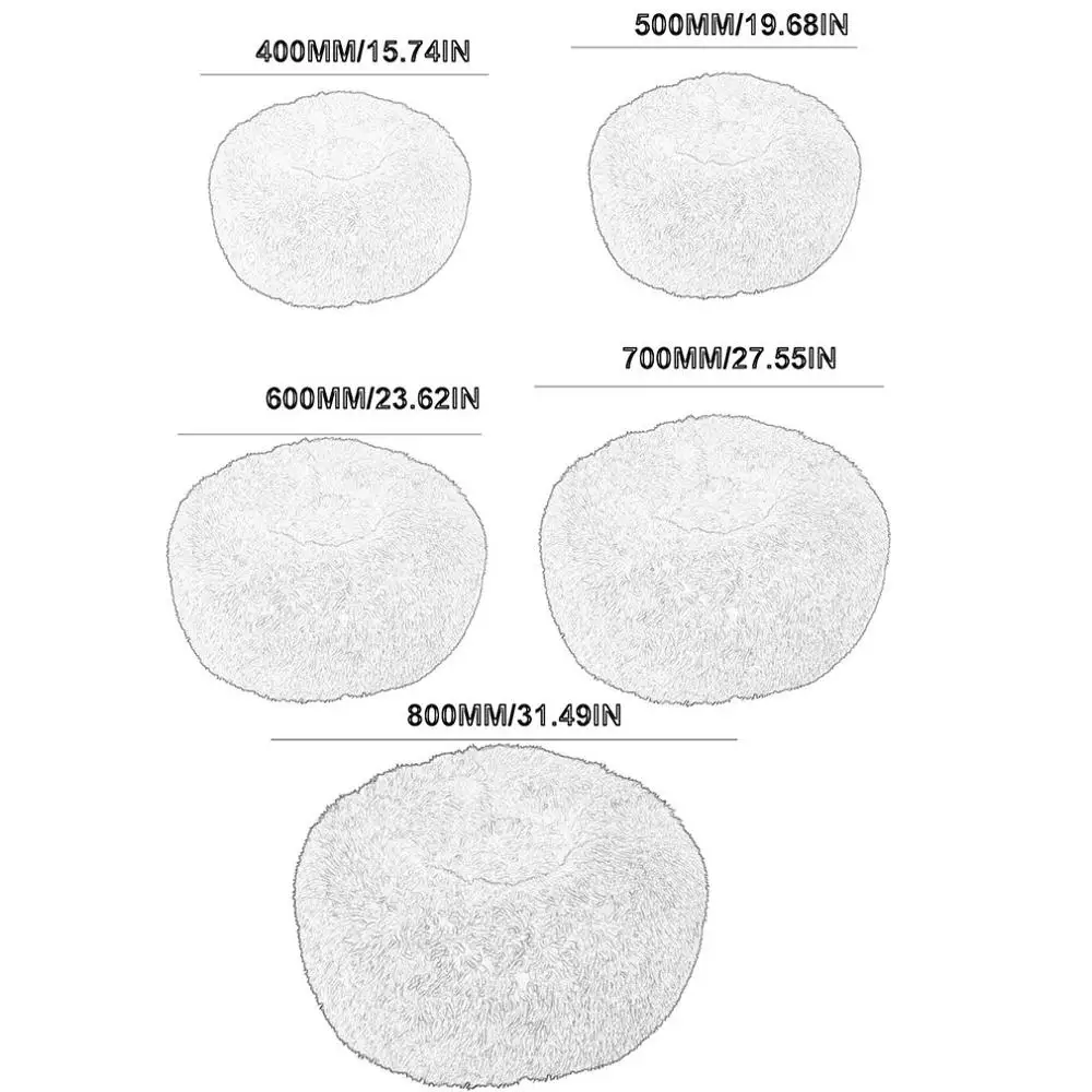 Зимнее теплое гнездо для питомцев, круглое кошачье гнездо для длинных волос, кошачий наполнитель, мягкое и удобное теплое гнездо для питомцев, товары для домашних животных