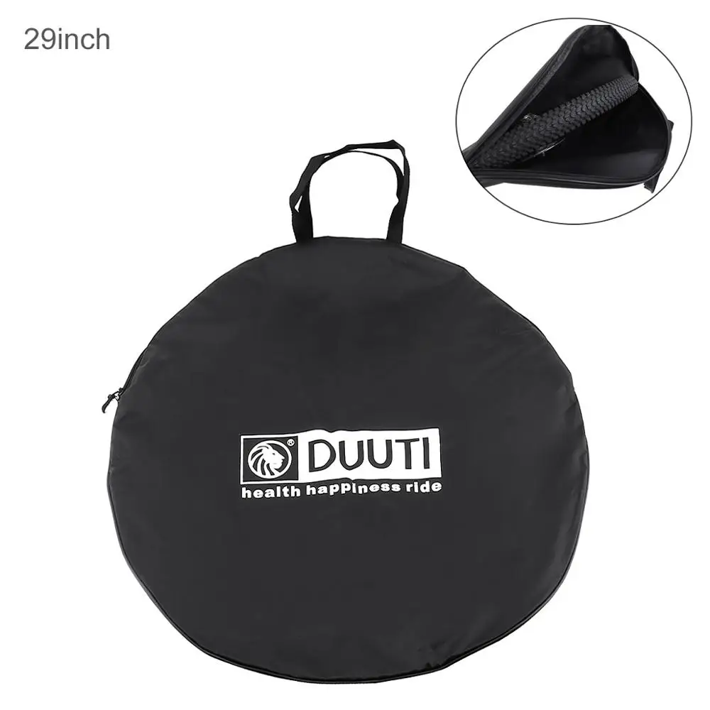 Flash Deal DUUTI 29inch MTB Mountain Road Bike Wheel Bag Carrying Package  Folding Bike Carrier Loading Bag with Waterproof 0