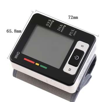

Automatic TonometerWrist Blood Pressure Monitor Digital Precise LCD Blood Pressure Monitor Blood Pressure Measurement Tool