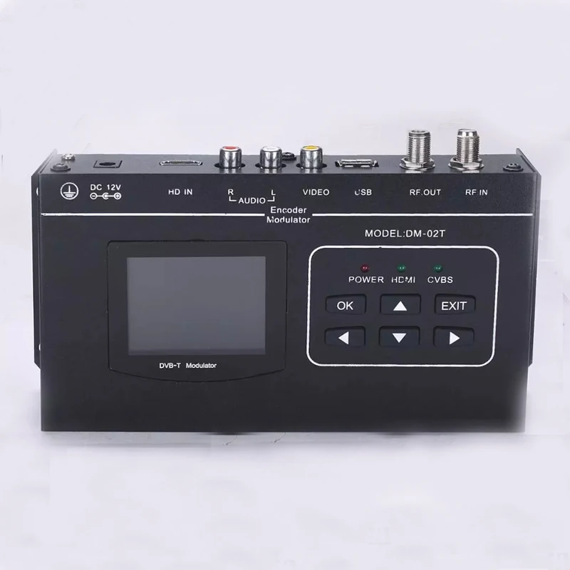 1080P Hdmi/Cvbs Al Modulatore Dvb-T Dell'Encoder Dm-02Th Tv Digitale Headend Qam Rf Modulatore Dvb-T Dvb-Tcofdm Modulatore Digitale