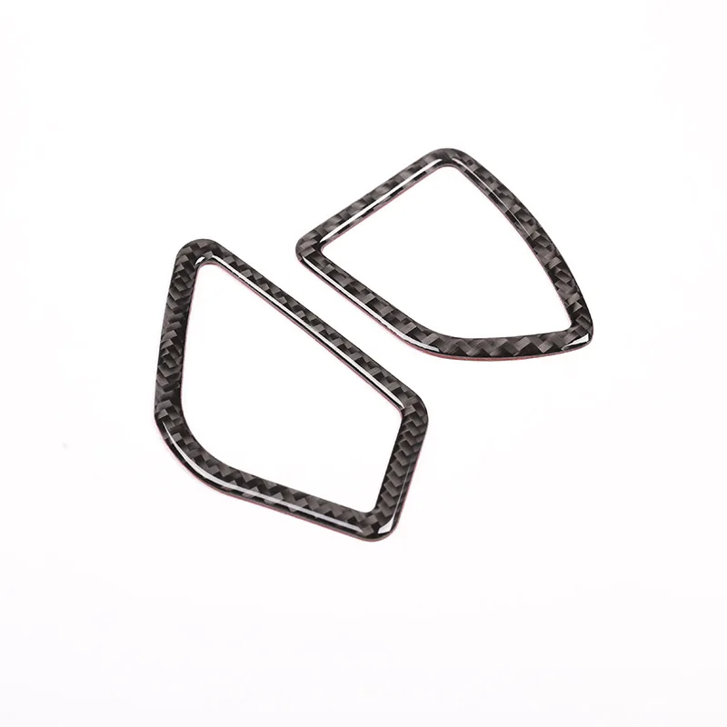 2 x Real Carbon Fiber Dashboard Air Conditioning Vent Frame Sticker For BMW 3 4 Series F30 F32 F33 F36 3013-2019 Left Hand Drive