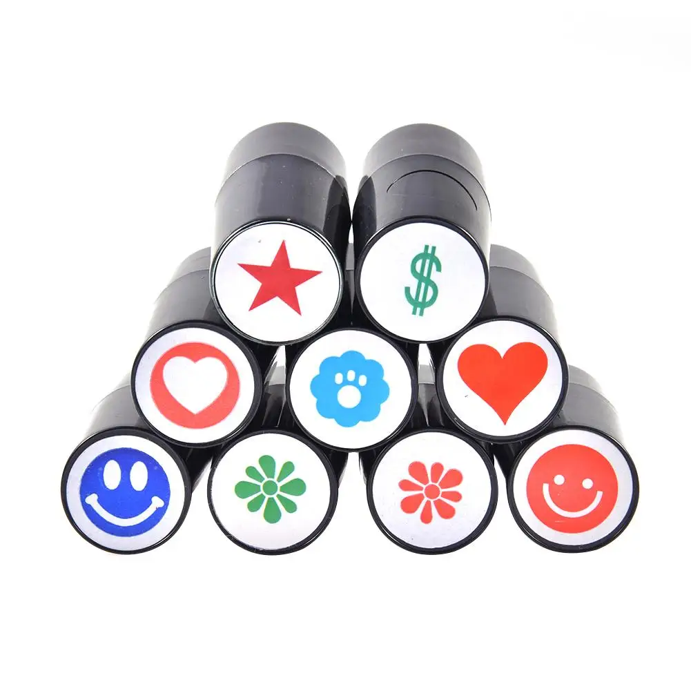 Quick-dry Plastic Golf Ball Stamper Stamp Marker Impression Seal Golf Club Accessories Symbol Golfer Souvenir Gift Golf Supplies