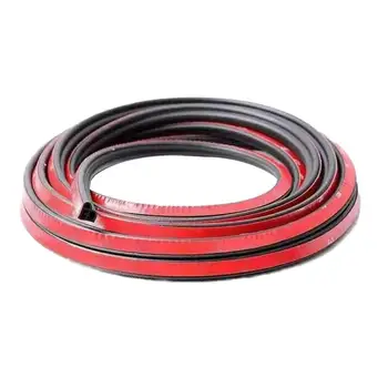 

Car Door Rubber Seal Strip L-type Double Layer Sealing Adhesive Stickers Noise Insulation Weatherstrip