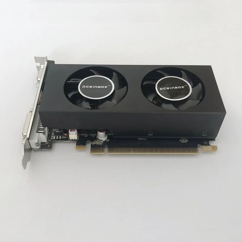 PCWINMAX абсолютно новая Оригинальная GTX750Ti 4GB LowProfile, PCEI карта. Карточная игра. Видеокарта. Карта половинной высоты