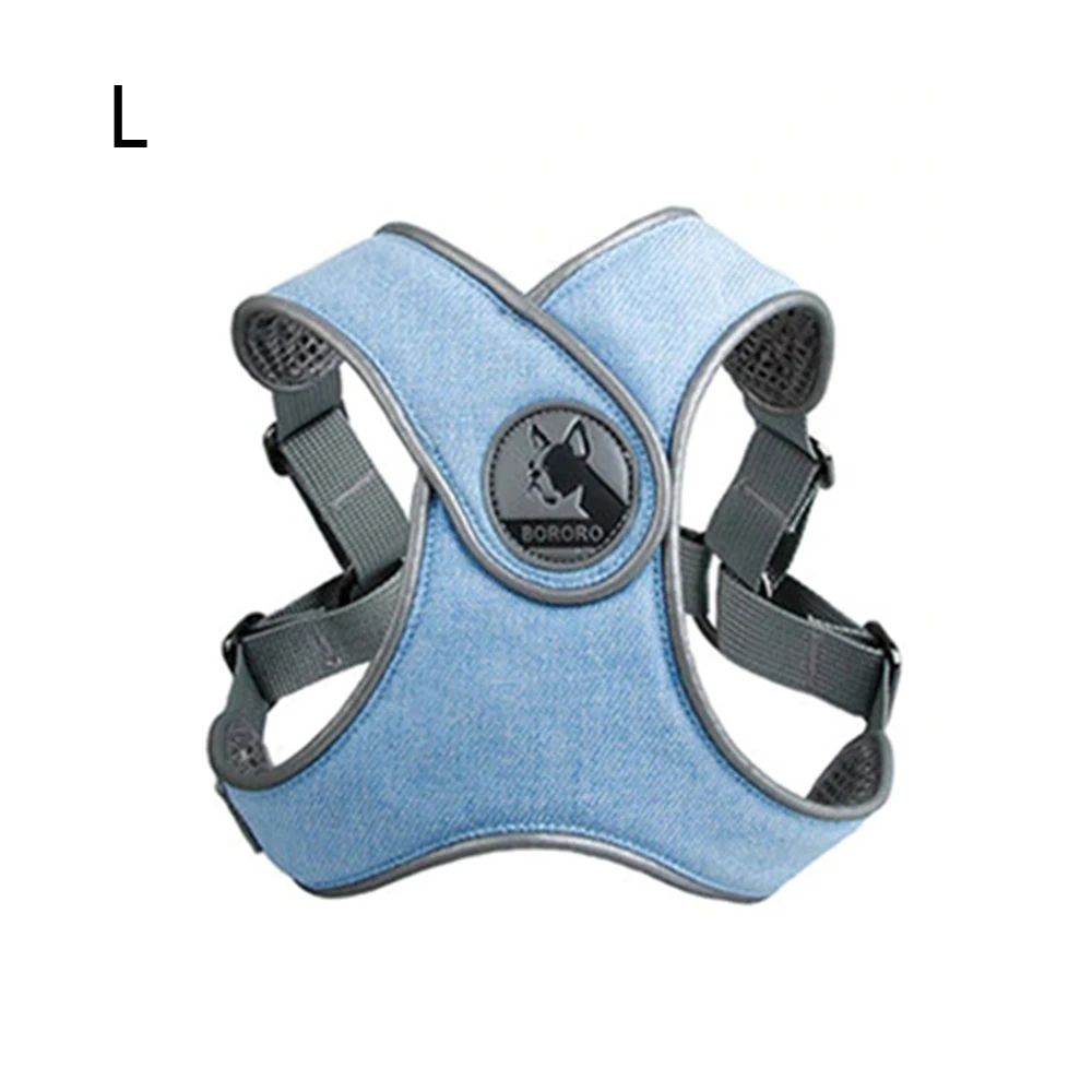 No Pull Sport X5 Dog Harness Reflective Pet Harness for Small Medium Dogs Breathable Protective Dog Harness Vest Easy Control - Color: L