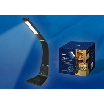 

Lamp table, 12 W. Touch switch. Dimmer. Wireless charger. Black.