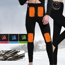 Мужские зимние уличные теплые штаны с подогревом, смарт-рабочие брюки с USB регулируемой температурой, безопасная одежда DKZ050