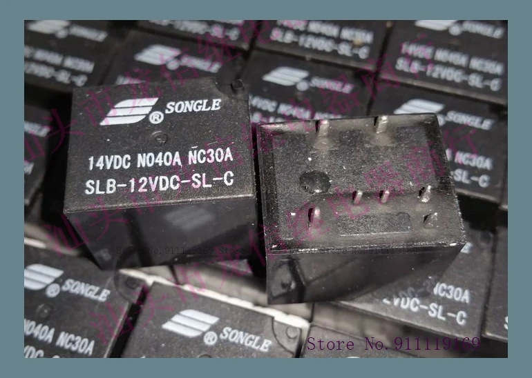 SLB-12VDC-SL-C 4119-1C-7P-8MM-12V-40A | Электронные компоненты и принадлежности
