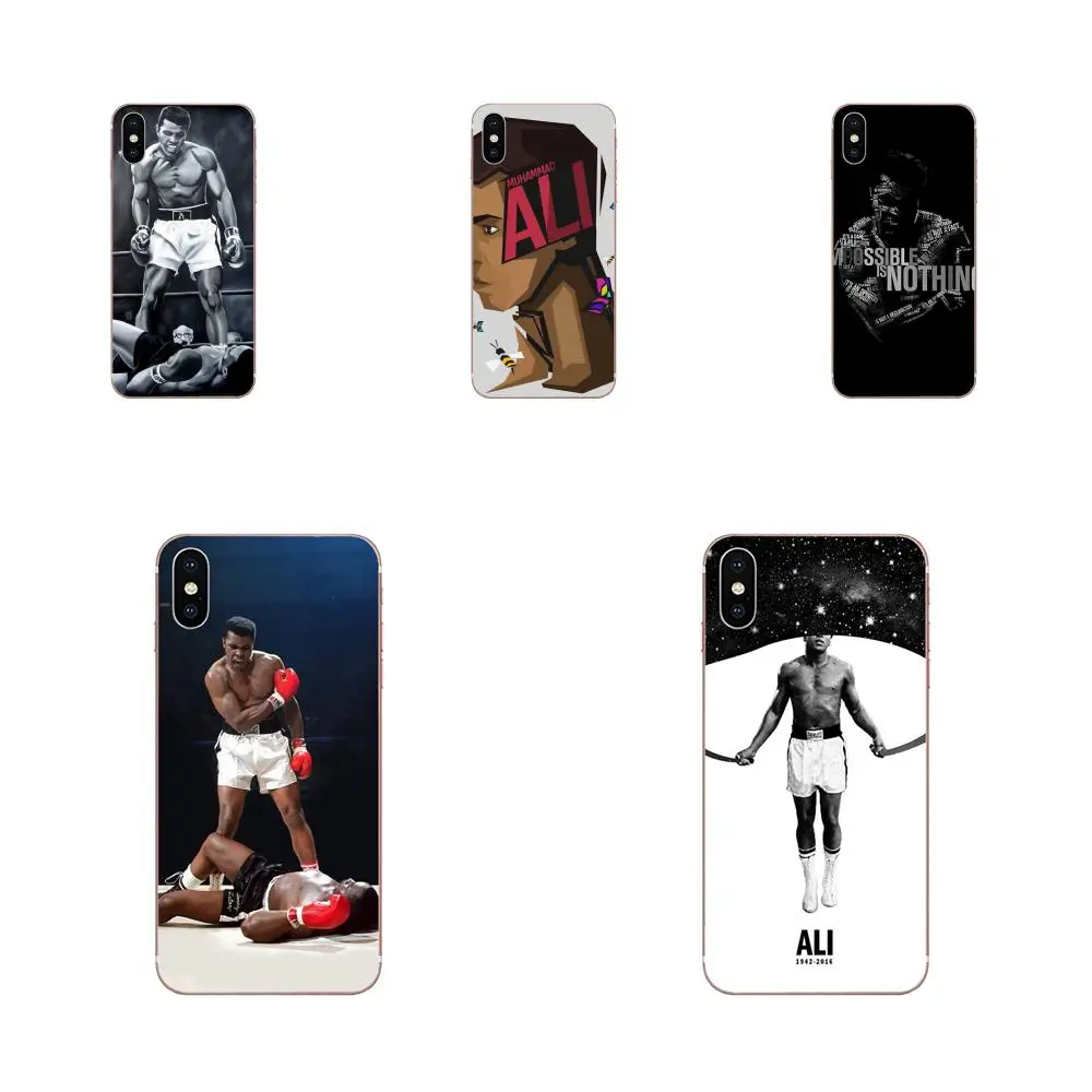 Король бойцов Muhammad Ali для huawei P7 P8 P9 P10 P20 P30 Lite Mini Plus Pro Y9 Prime P Smart Z 2018 2019 TPU краска
