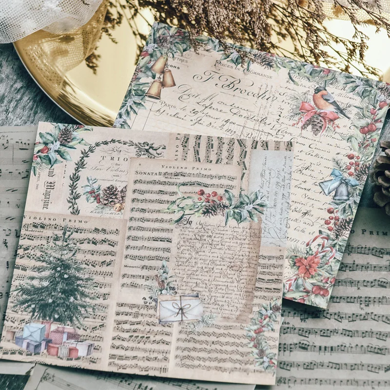 Panalisacraft 24 sheets 6"X6" christmas paper Scrapbooking patterned paper pack handmade craft craft Background pad card