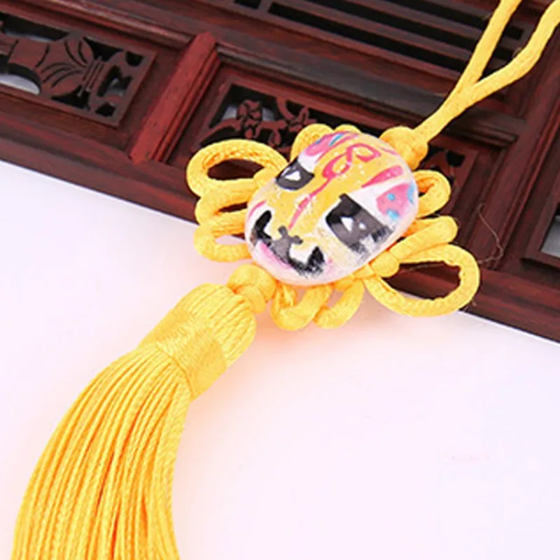 3 шт./компл. кисти с китайским узлом Пекинская Опера лицо полиэстер китайские узлы