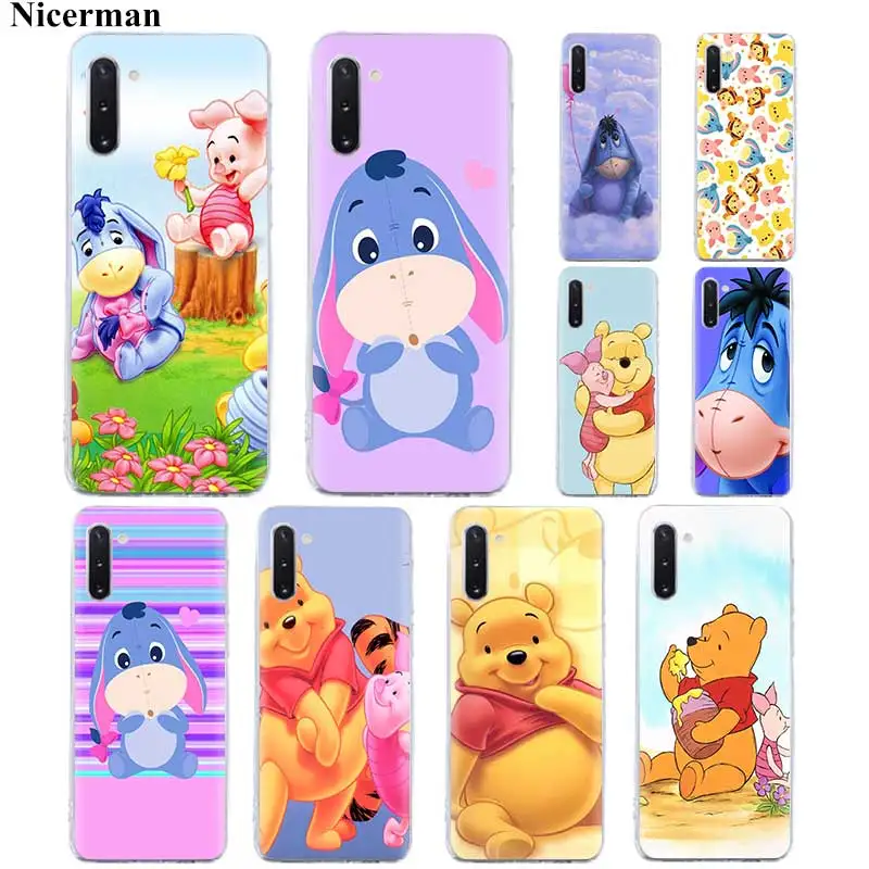

The Winnie Pooh Soft Case for Samsung Galaxy Note 10 5G 8 9 S10 Plus S10e M40 M30 Phone Coque Cover Silicone Shell