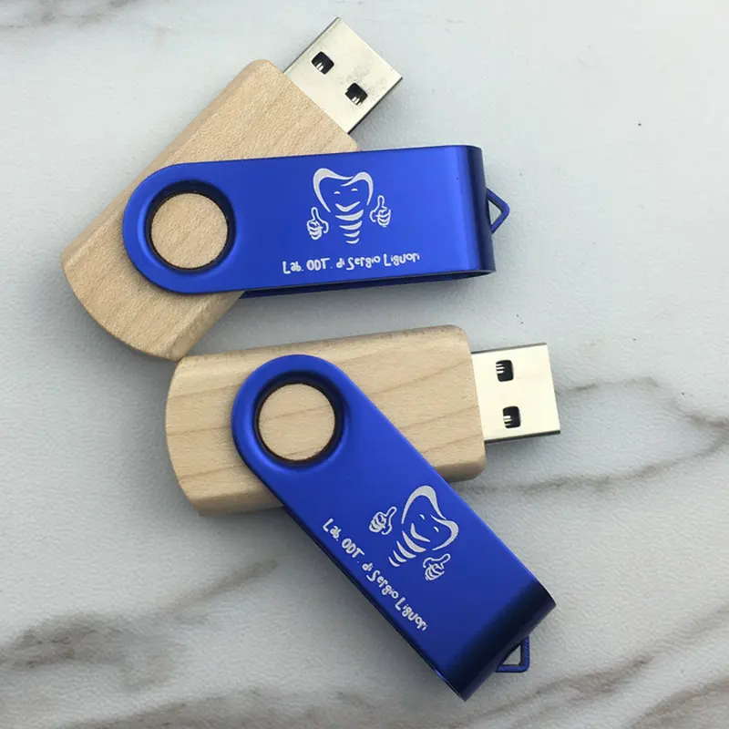 10 шт./лот Бесплатная доставка логотипа деревянный Usb 2 0 Флешка 4 ГБ 8 Мини