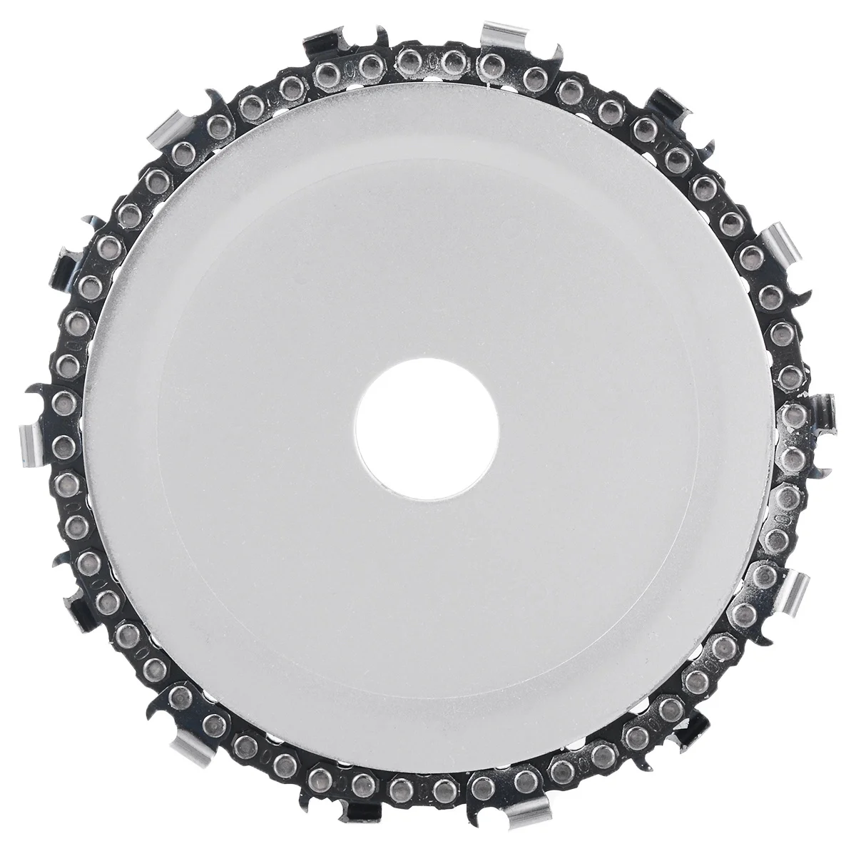 5 Inch Diameter 22mm Arbor Wood Carving Disc 14 Tooth Cut Chainsaw Disc for Angle Grinders Cut Carve Shape