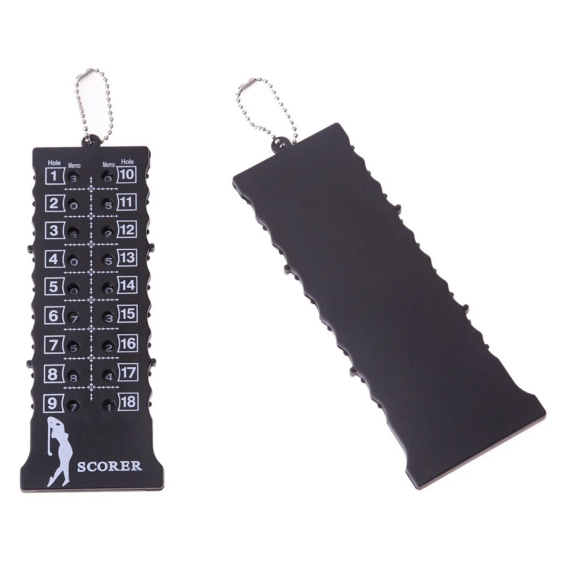 18 Hole Golf Stroke Putt Score Card Counter Indicator Portable Lightweight Golf Score Counter Golf Training Aids