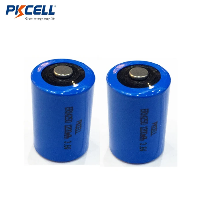 20 шт Pkcell 3,6 v 1/2AA ER14250 1200mah литиевая батарея LiSOCl2 батареи для gps