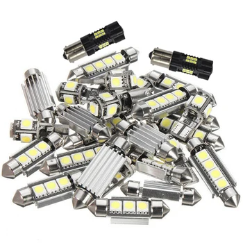 

2PCS 1156 BA15S LED Fog Light 3030 21Smd White & 27Pcs White In-Car LED Light for Mercedes-Benz E-Class W211 2002-2008