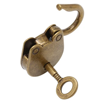 

Vintage Old Antique Style Mini Archaize Padlocks Key Lock With key (Lot Of 3) U50F