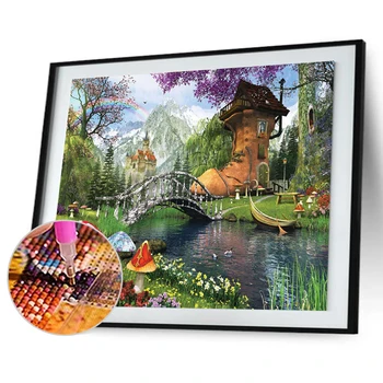 

5D DIY Full Drill Diamond Painting Microcosm of Life Cross Stitch Mosaic Needlework Embroidery Cross Stitch Home Decor
