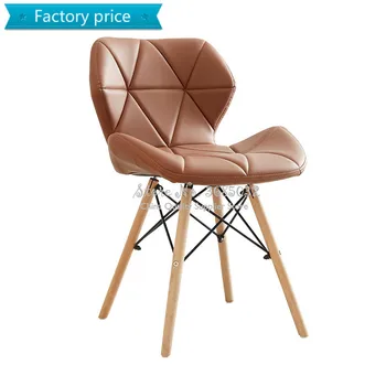 

Modern Minimalist Creative wooden Chair North Office Chairs Home Computer Chair Study Backrest Adult Nordic Dining stools