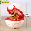 Pokemon Ball Micro Building Blocks Pikachu Eevee Charmander Psyduck Magikarp Lapras DIY Pokemon Mini Brick Figures Toys For Kids 5