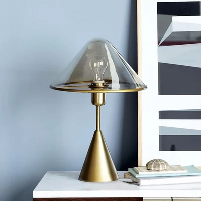 Table Lamp A Скандинавский стеклянный Настольный светильник ing, Винтажная настольная лампа, Светильники для дома и помещений, современный светодиодный светильник E27, Настольный светильник для гостиной, кафе, светильник ing - Цвет корпуса: Table Lamp A